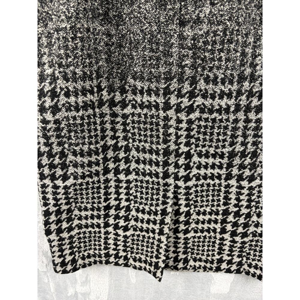Talbots Wool Blend Houndstooth Sheath Dress | Size 2 | Classic Black & Gray - Picture 7 of 7